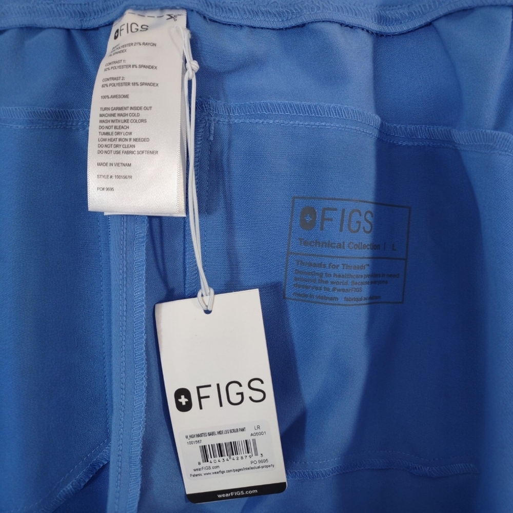 Figs Ceil High Waisted Isabel Wide Leg - Picture 4 of 4
